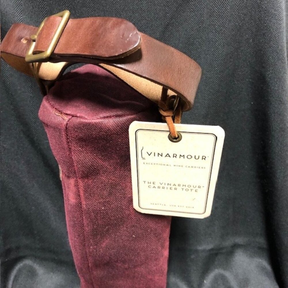 VINARMOUR Wine Carrier - Burgundy